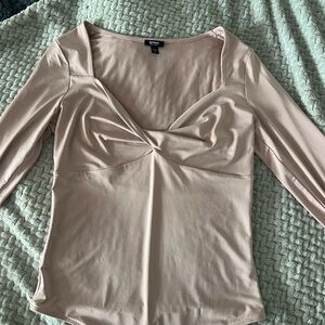 Express Women's Pink Top